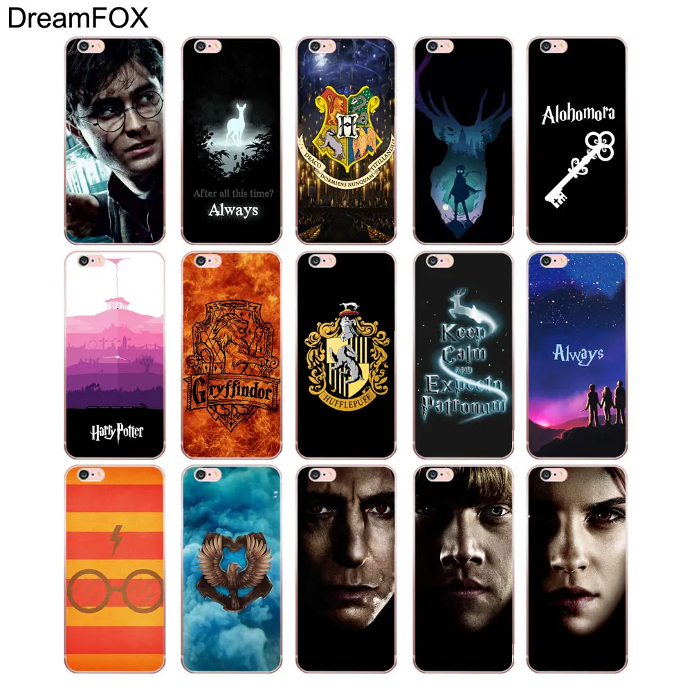 DREAMFOX N047 Гарри Поттер Мягкий ТПУ силиконовый чехол для Apple iPhone XR XS Max 8X7 6 6S Plus 5 5S SE 5C 4
