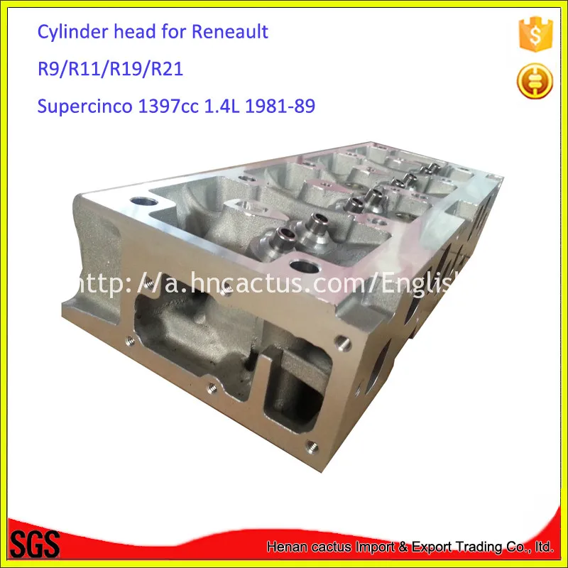 R11 R19 R21 R9 головка цилиндра для Renault C1J C2J Supercinco 1397cc 1.4L 1981 89|cylinder head|renault cylinder headrenault r19 |