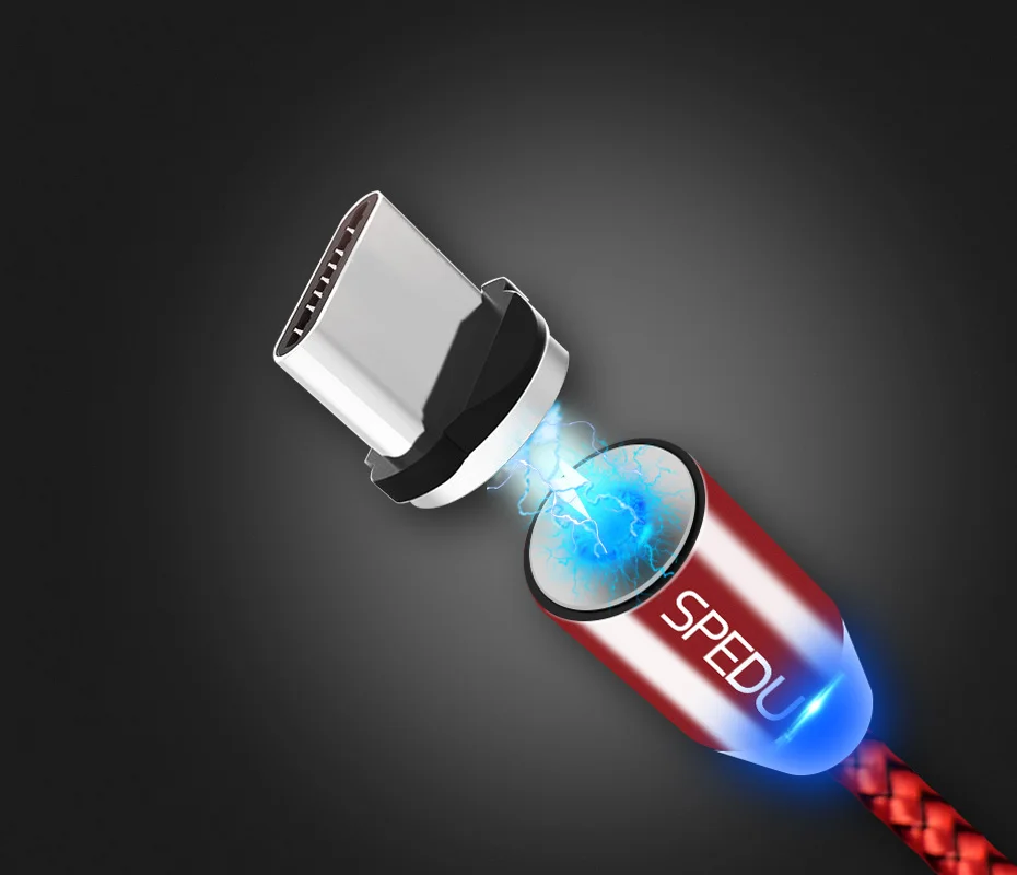 Магнитный Usb зарядный кабель SPEDU для xiaomi mi 8 mi 8 huawei p20 pro lite iphone x 7 8 6s plus se 5S samsung galaxy s8 s9 oneplus