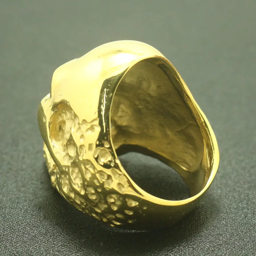 Крутой демон из нержавеющей стали 316L для полировки фотографий|skull ring|316l stainless