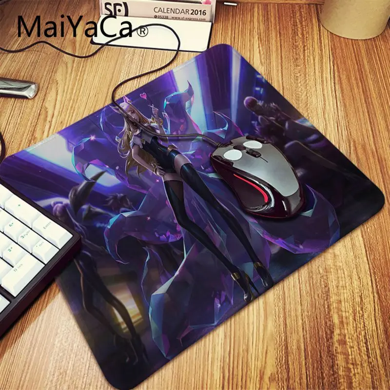 Резиновый игровой коврик для мыши Maiyaca League of Legends virtual girl band K DA KaiSa2 Настольный