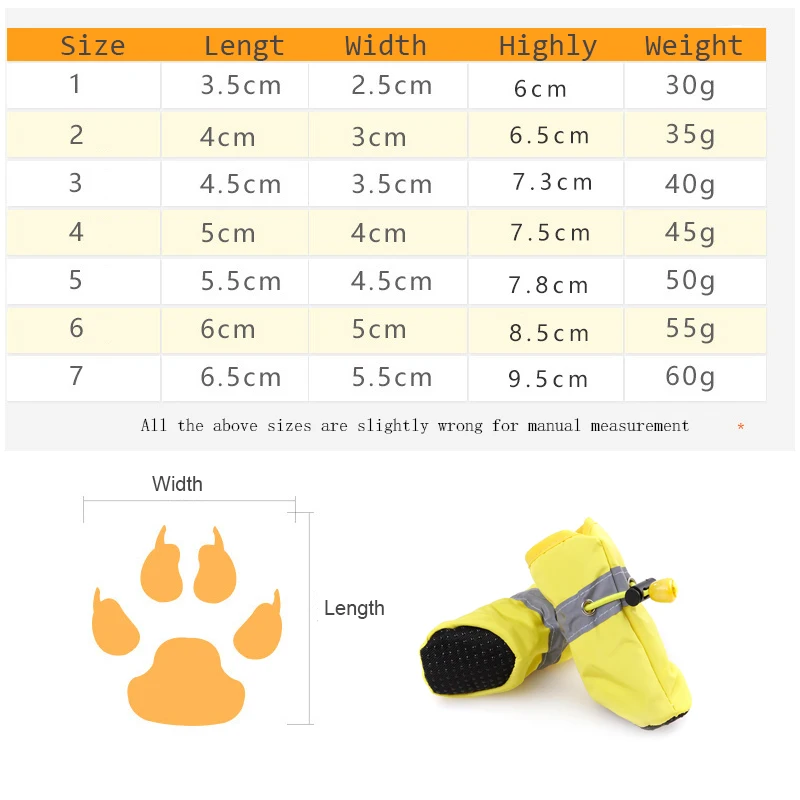 HORBONPY Pet Dog Shoes Autumn Winter Super Warm Dog's soft rain Boots Cotton Anti Slip for Small Product Waterproof | Дом и сад