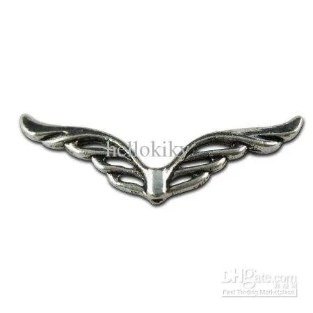 

750pcs Tibetan silver wings spacer beads A10756