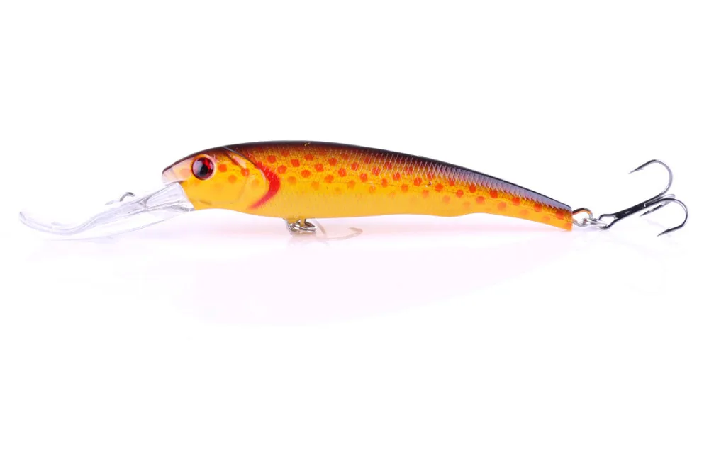 Новинка 1 шт. большая изогнутая приманка в виде гольяна для рыбной ловли жесткая