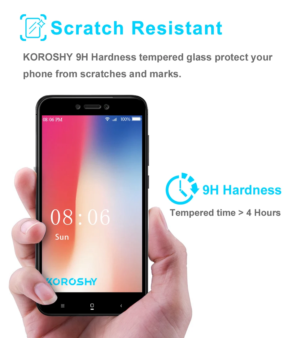 Закаленное стекло 9H для Xiaomi Redmi 4X Redmi4X 4 X Защитная пленка экрана Real 2.5D с полным