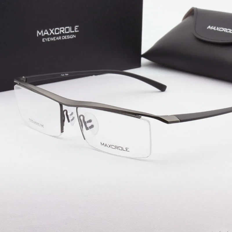 Роскошные Мужские квадратные бизнес оптические очки хит продаж прямоугольные