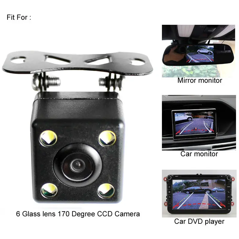 GreenYi интеллигентая (ый) автомобиль HD CCD заднего вида резервная камера с