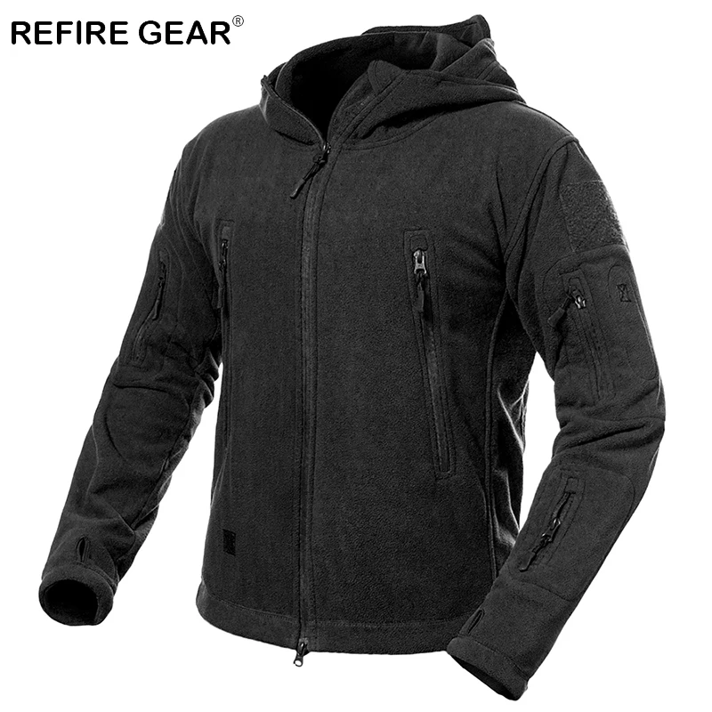 Куртка ReFire Gear Мужская тактическая флисовая теплая ветрозащитная уличная