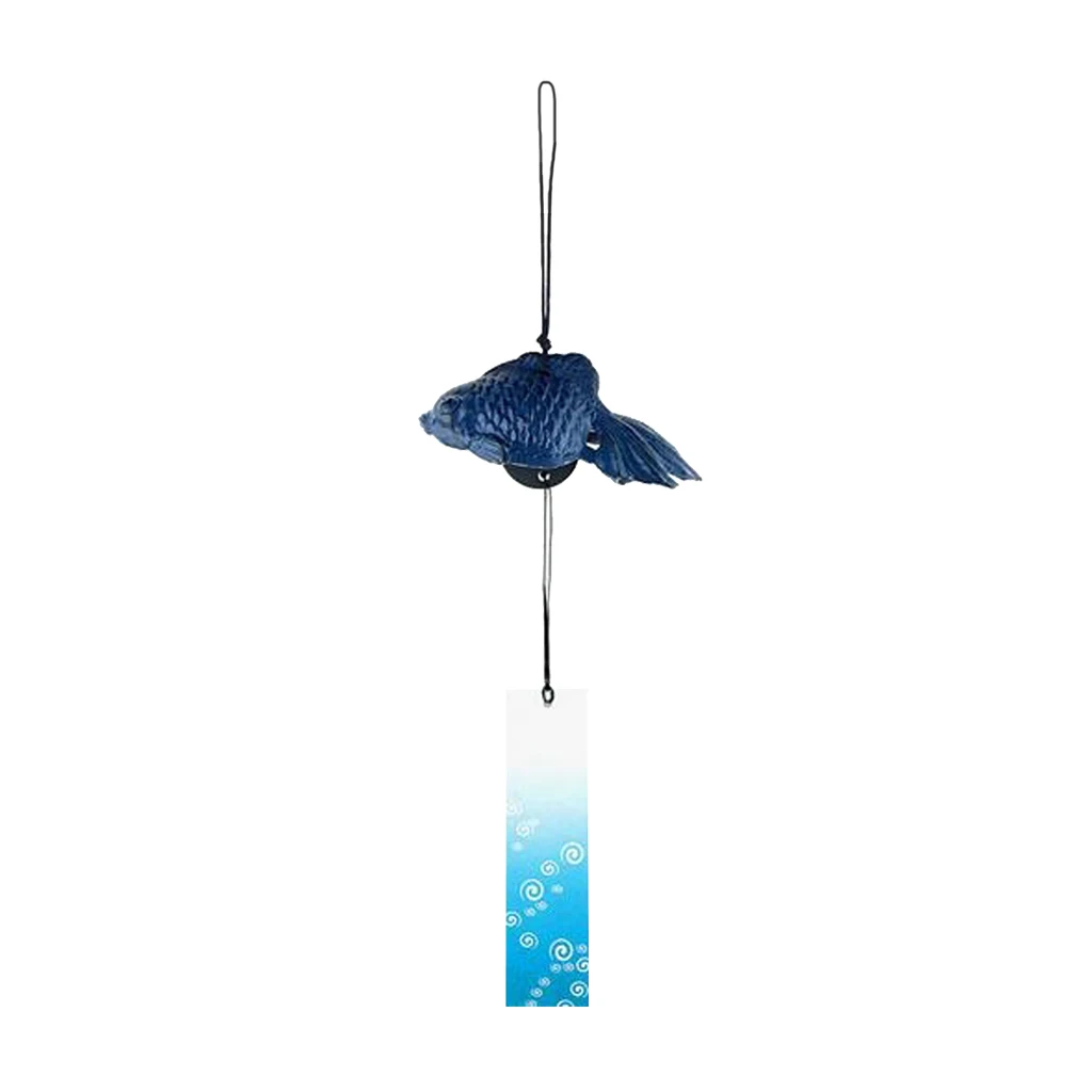 Японская Золотая рыбка Furin Windchime чугунный храм садовый домашний декор