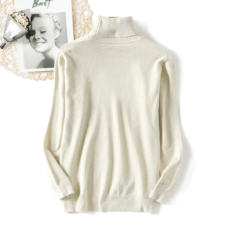GGRIGHT Shiny Lurex Autumn Winter Turtleneck Sweater Women Long Sleeve Pullover Basic Sweaters 2019 Korean Style top | Женская одежда