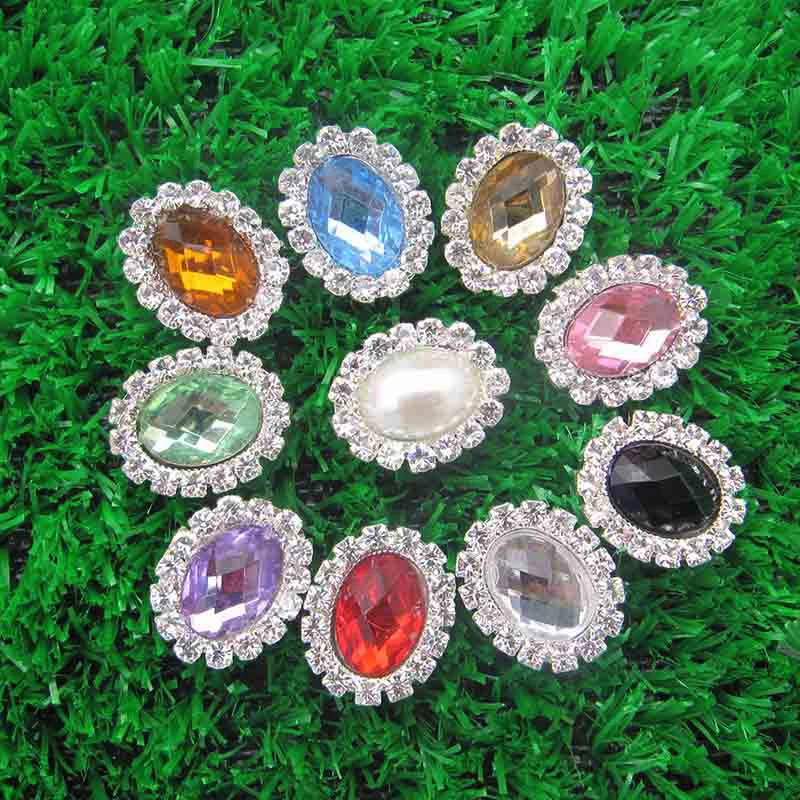 20x25 мм овальные Стразы с плоской задней стороной кристалл кабошон бусины для