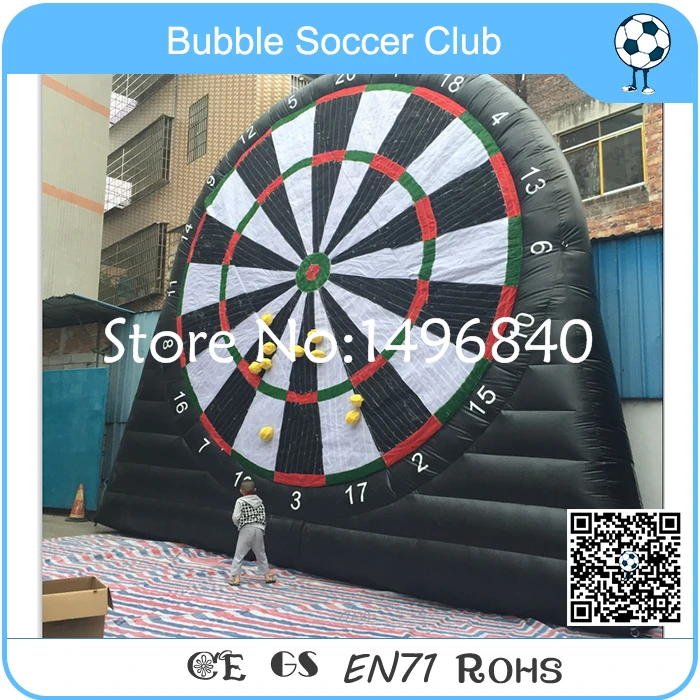 Бесплатная доставка новинка 2017 надувная доска дротика 6 м/19 5 футов футбольная