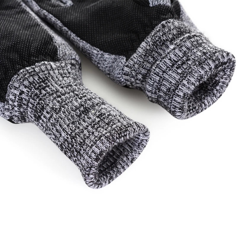 Зимние мужские женские кожаные перчатки езде на мотоциклах бархат теплый