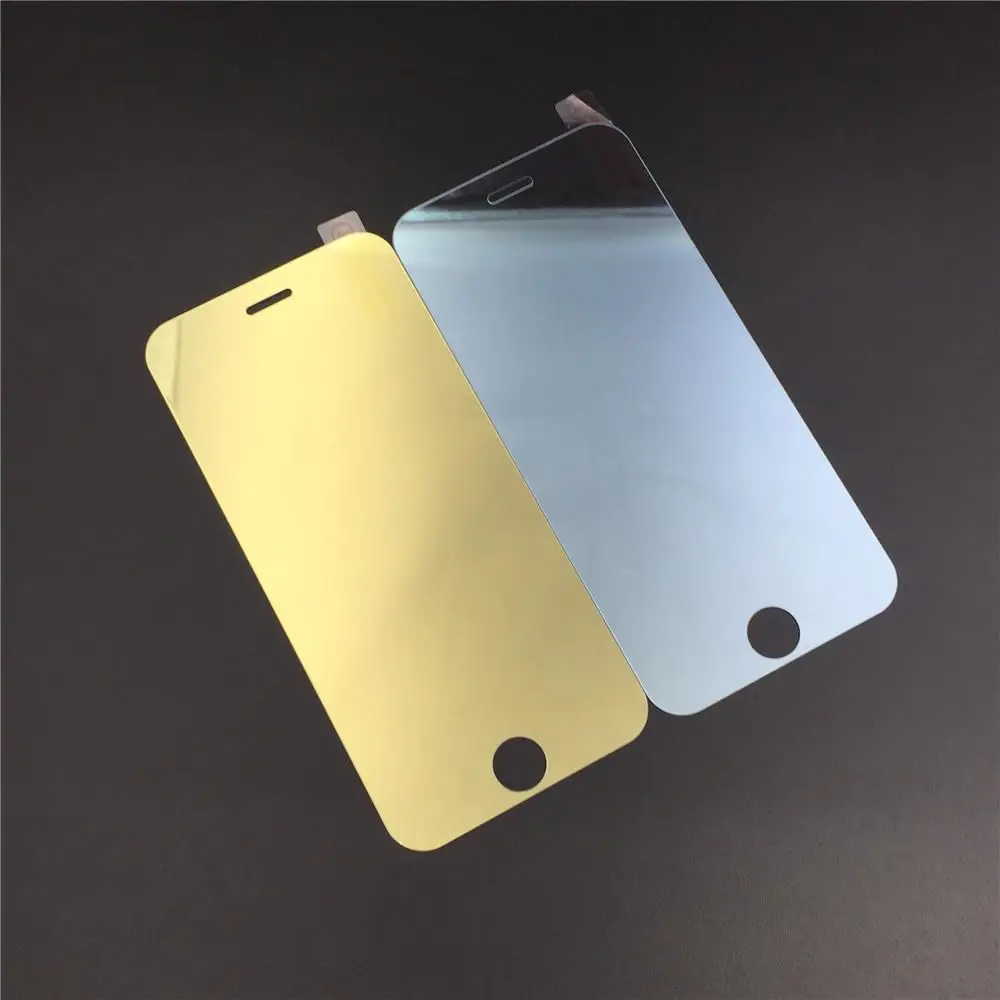 Зеркальная стеклянная пленка для Iphone 7 Plus 6 6s 5 5S защитная экрана закаленное стекло