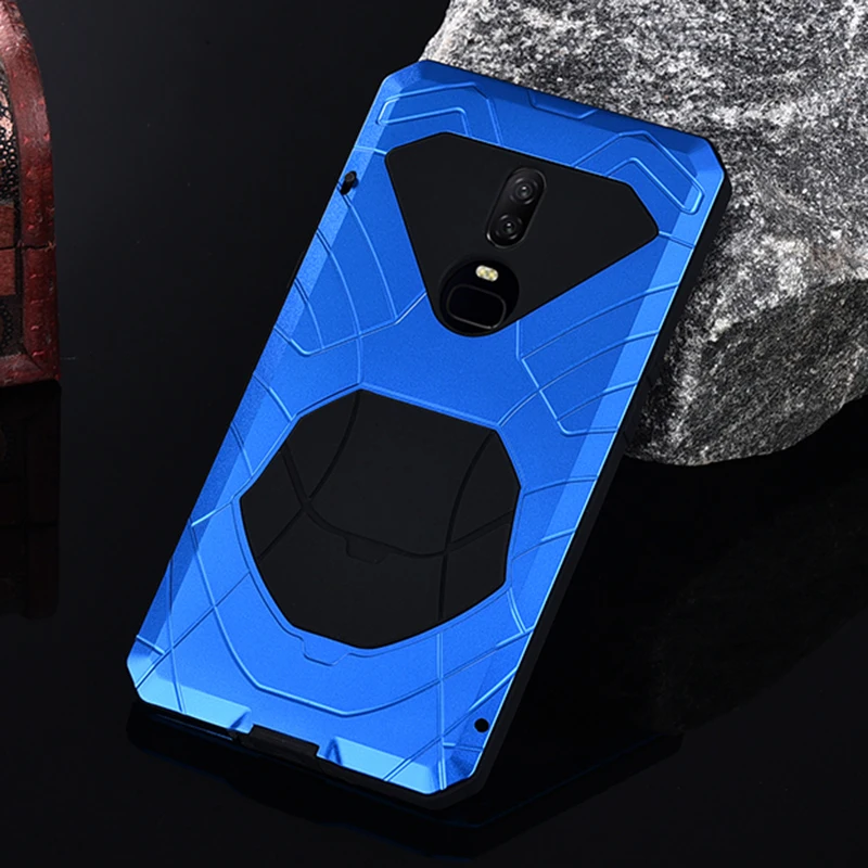 Oneplus 6 Чехол Алюминий металла силиконовый чехол для oneplus-6 coque |