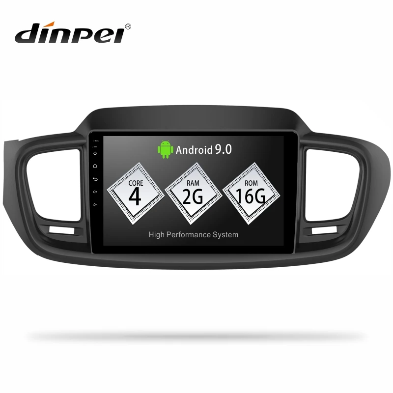 Dinpei Android 9 0 автомобильный Радио плеер gps навигация Мультимедиа для KIA Sorento 2015 2016 2017