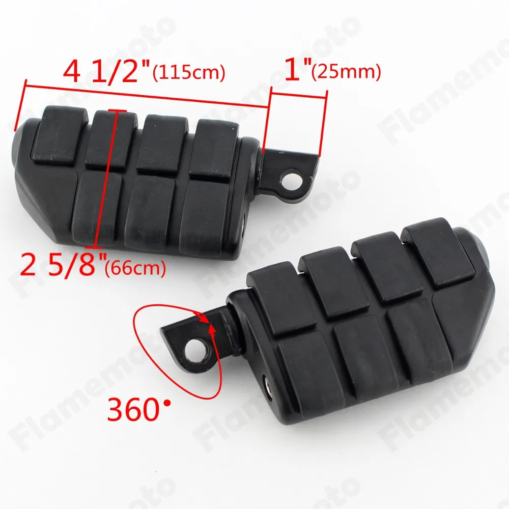 Передние и задние мотоциклетные педали штекерные для Harley Sportster XL 883 Touring Softail Fatboy