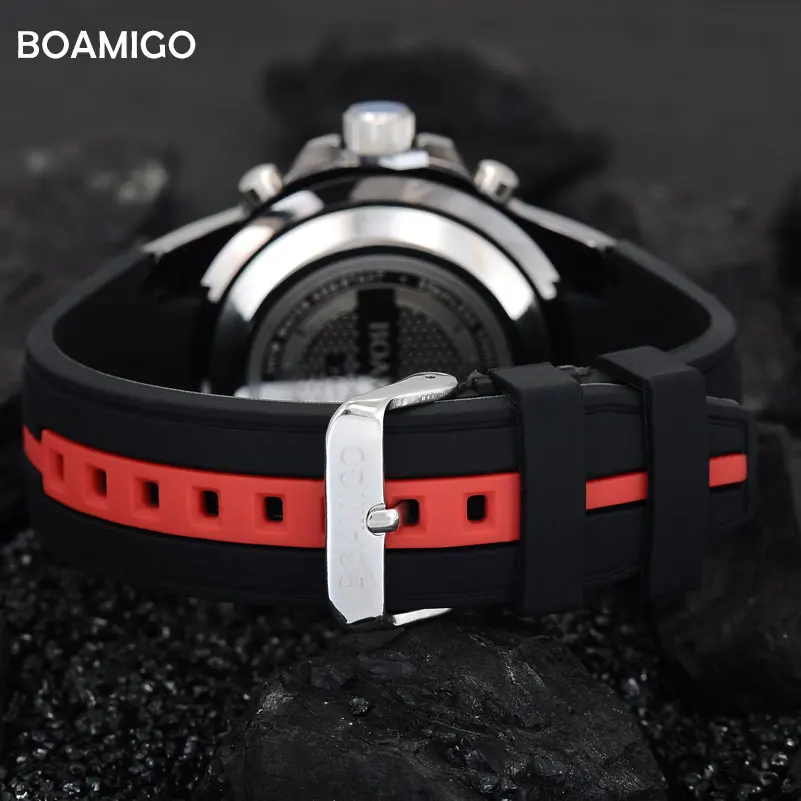 Мужские спортивные часы военные цифровые BOAMIGO брендовые кварцевые модные