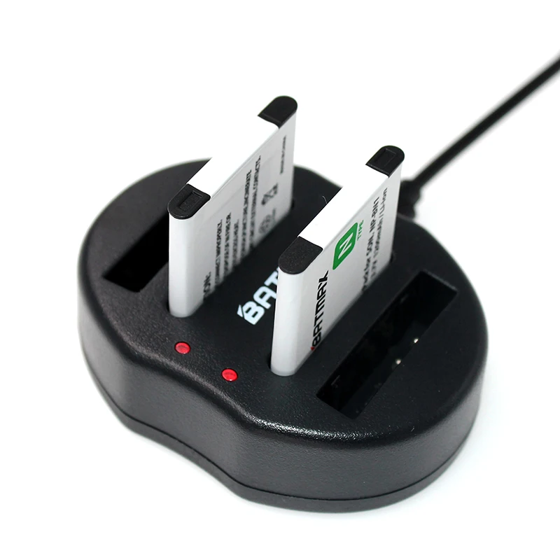 2 шт. 1200 мА/ч NP-BN1 NP BN1 NPBN1 батареи и USB Dual Зарядное устройство для Sony детали Cyber-Shot DSC
