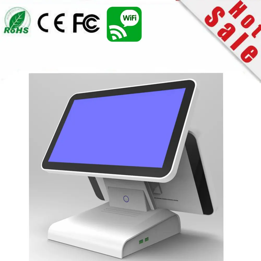 В наличии I7 белый заводская цена 15 6 дюймовый двойной экран все в одном емкостный