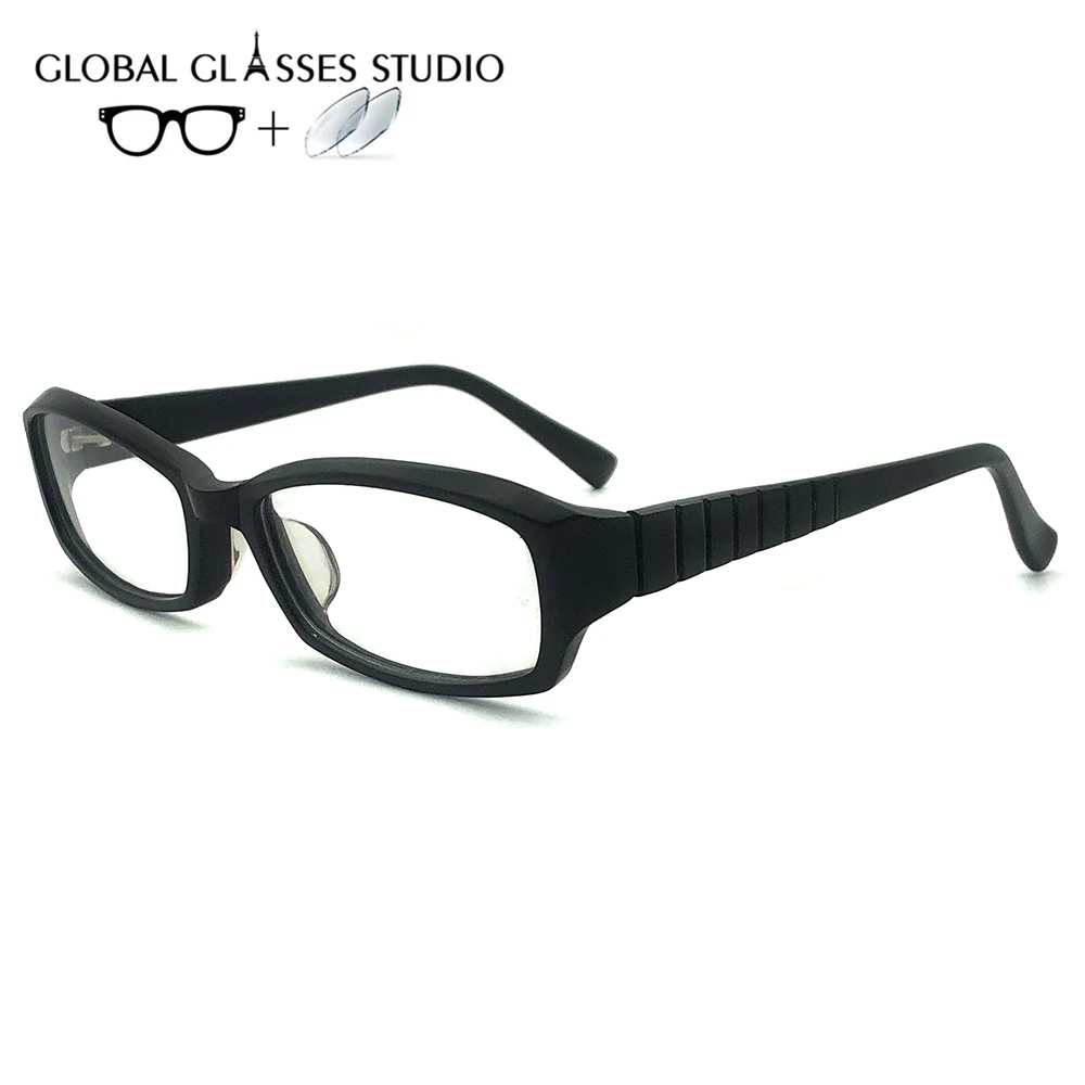 

A1210-C1 Women Men Acetate Glasses Frame Eyewear Eyeglasses Reading Myopia Prescription Lens 1.56 Index