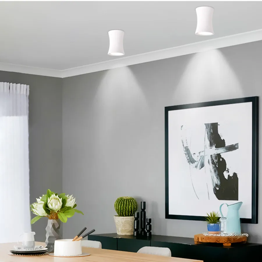 BEIAIDI Modern 10W 15W Surface Mounted Led Downlight Background Foyer Ceiling Spotlight Shop Store Exhibition Lamp | Лампы и освещение