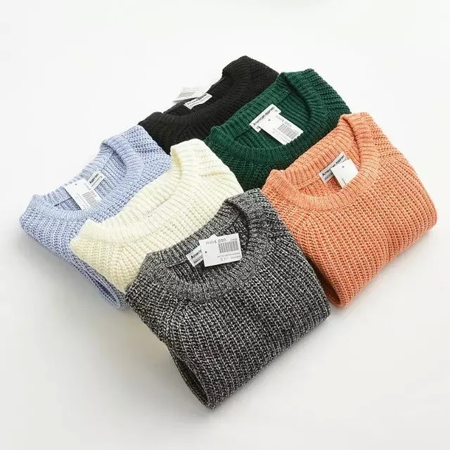 Урожай Классический свободные рыбак вязание жирная линия рукавами Реглан