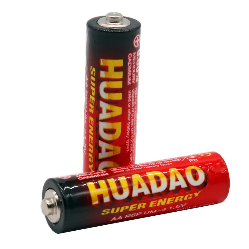 Щелочные сухие батарейки HUADAO AA 1 5 В для камеры калькулятора будильника мыши