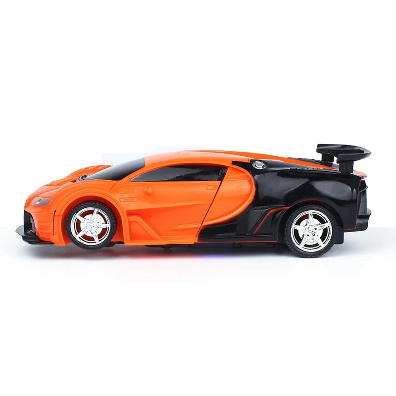 2 In 1 RC Car Sports Car Transformation Robots Models Remote Control Toy Kids(red