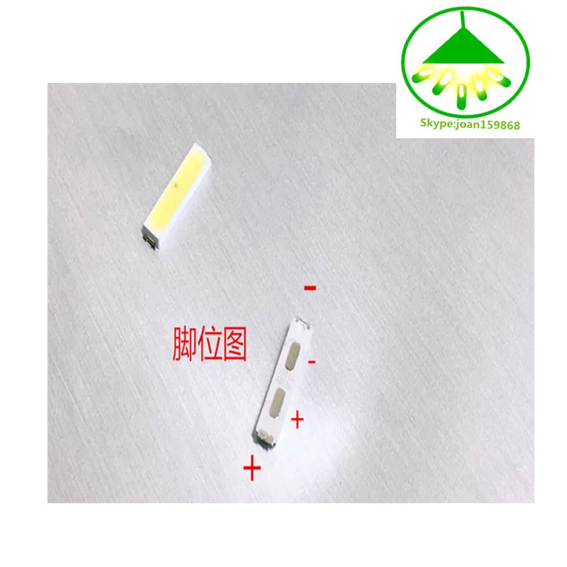 200 шт./лот 8520 3 В 150MA SMD для LG витые бусины светодио дный лампы ТВ Подсветка полосой