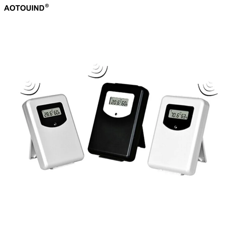 AOTOUIND 6 шт. цифровой термометр гигрометр беспроводной дистанционный датчик передатчик