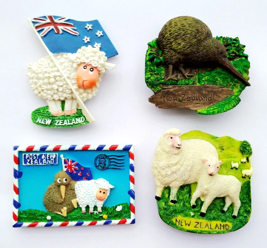 Магнитные наклейки для холодильника 3D дорожные сувениры в Новой Зеландии овца