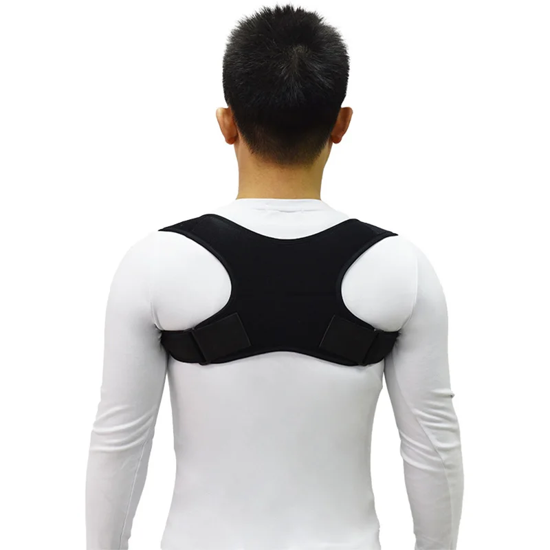 1 PC Adjustable Back Posture Corrector Clavicle Spine Shoulder Lumbar Brace Support Belt Correction Face Lift Tool | Красота и