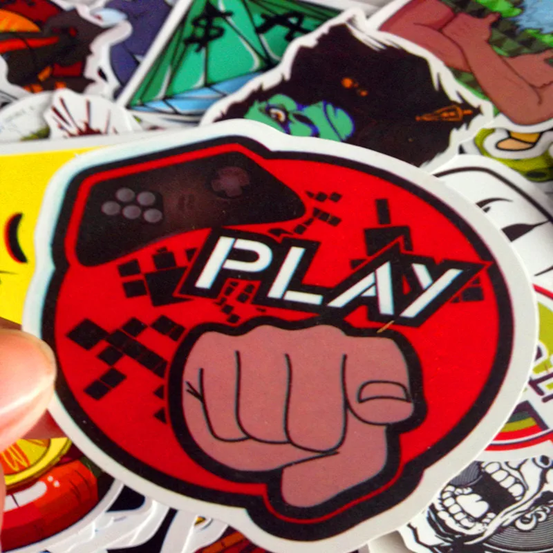 400pcs Mixed Random stickers for laptop sticker decal fridge skateboard PVC Travel Suitcase Wall Pencil Box toy | Игрушки и хобби