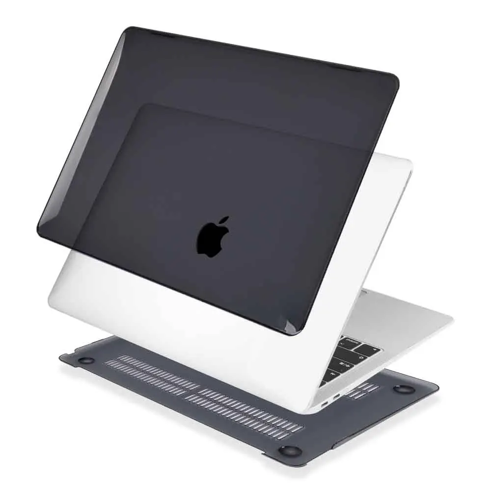 Redlai Симпатичный кот собака чехол для Macbook Air Pro retina 11 12 13 15 16 дюймов с сенсорной панелью Air 13 A1932 A1466 чехол для ноутбука - Цвет: Crystal black