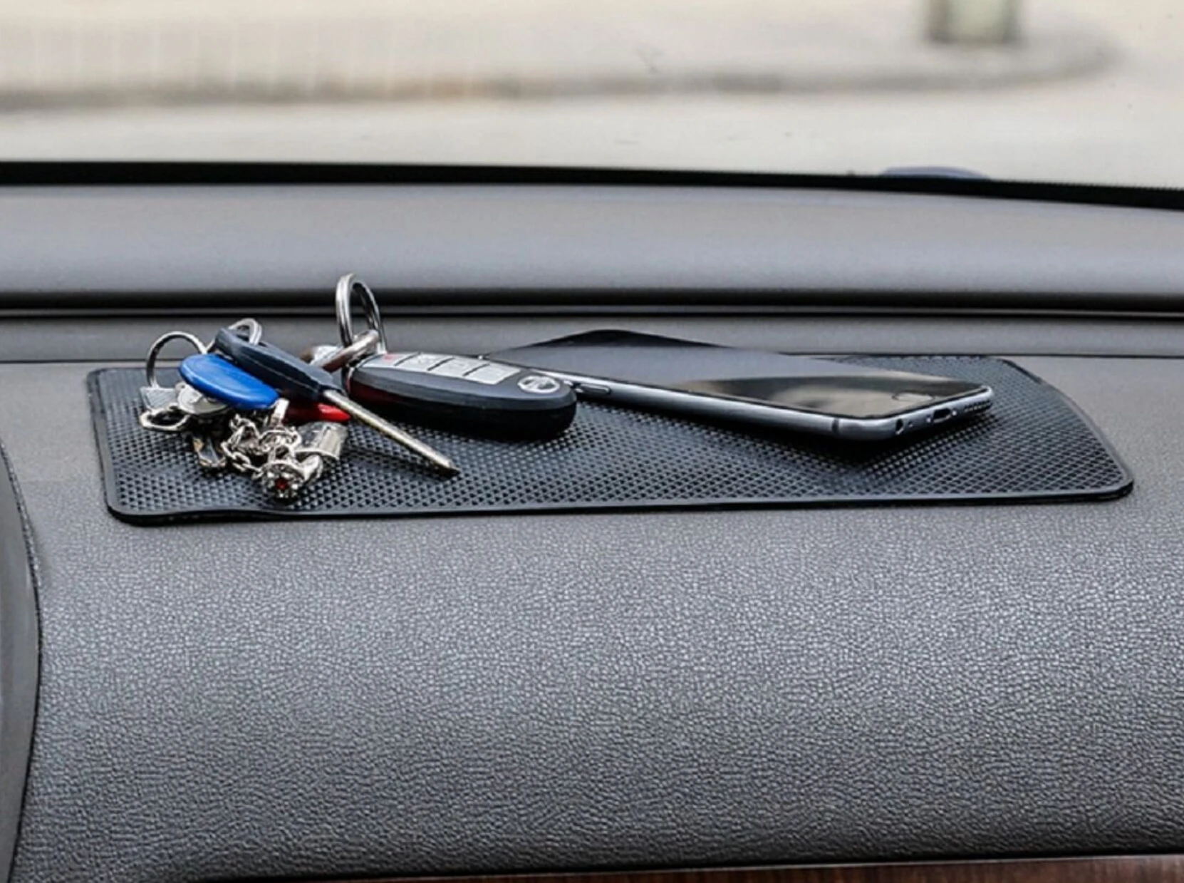 VODOOL автомобиль силиконовые Нескользящие коврик приборной панели мобильного