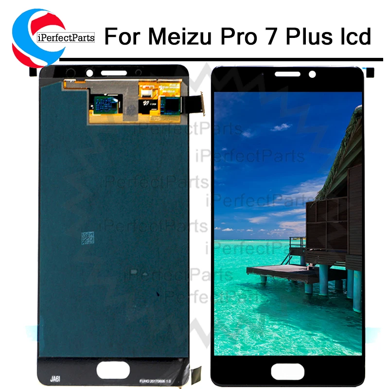 ЖК дисплей 2560*1440 для Meizu Pro 7 Plus дигитайзер с сенсорным стеклом в сборе запасные