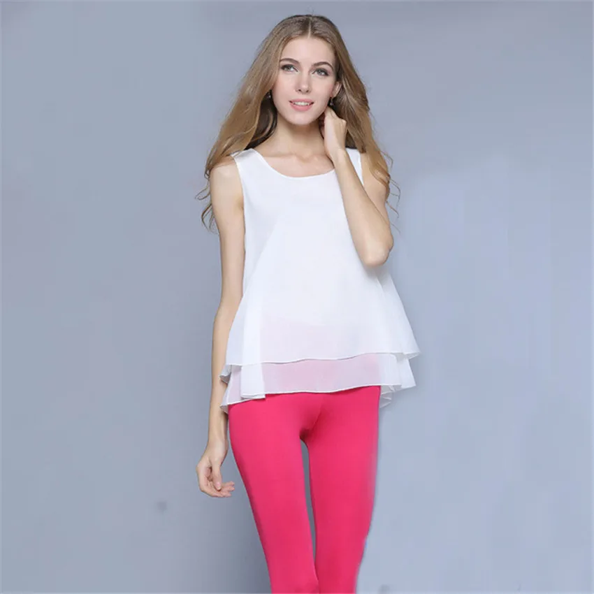 Летняя стильная блузка новинка 2017 года Женская майка шифоновый женский