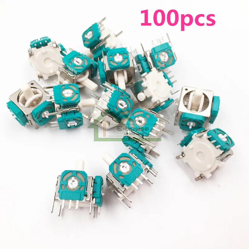 100 шт оптом 3Pin 3D аналоговый Джойстик Модуль датчика потенциометра для Nintendo