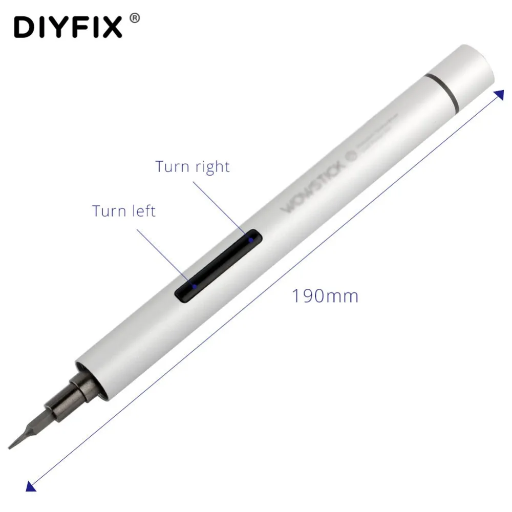 DIYFIX Мини Электрическая отвертка наборы беспроводной батарея мощность с 18 бит магнетизер для мобильного телефона электронный ремонт Tool Kit