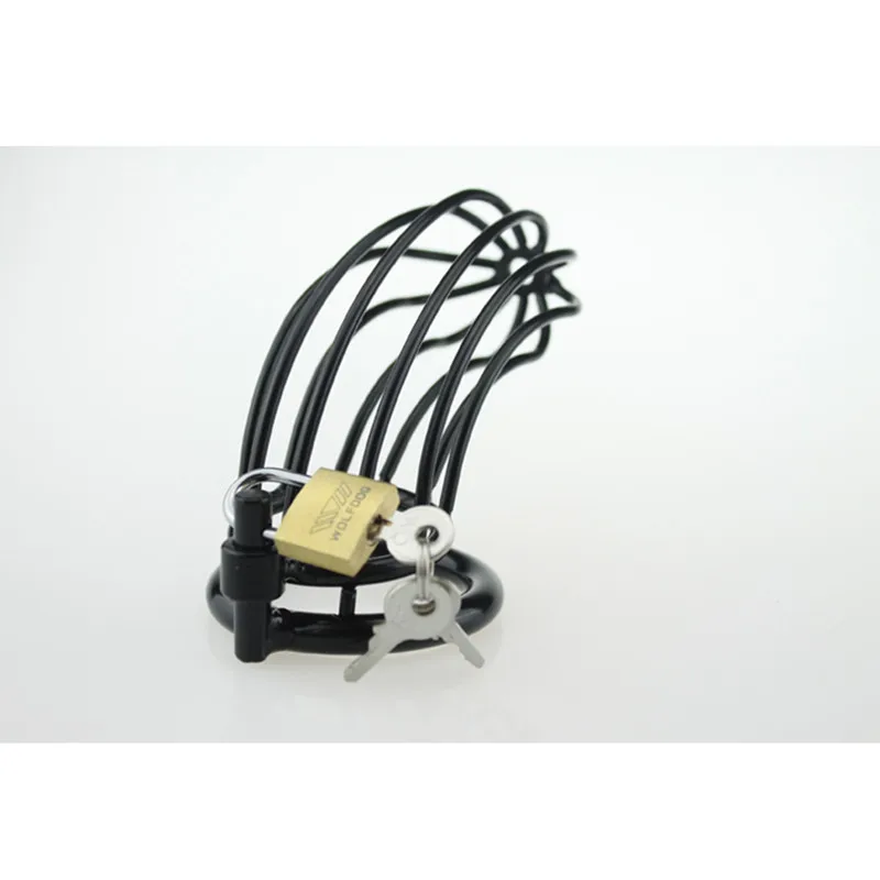 Новинка 2017 кольцо на пенис из нержавеющей стали клетка верности металлическая