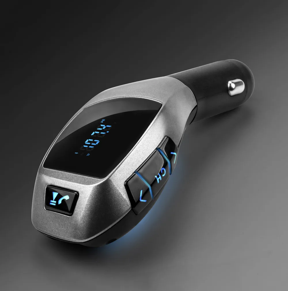 Автомобильный комплект громкой связи беспроводной Bluetooth fm-передатчик ЖК MP3-плеер USB зарядное устройство Автомобильный Bluetooth fm-передатчик MP3-плеер 20190704