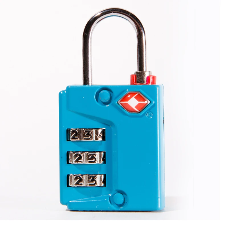 TSA кодовый замок Таможенный багаж противоугонной блокировки с три слоя пароль