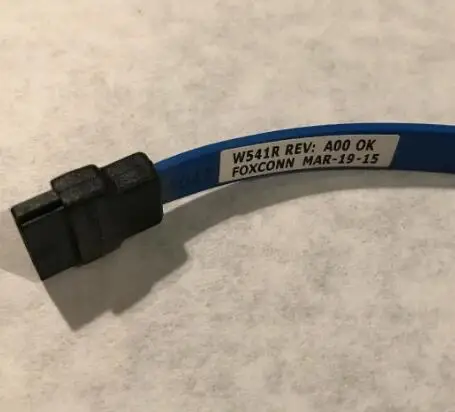 FOR Dell XPS 8700 10.25 inch Blue Right Angle Optical Drive SATA Cable P/N W541R 0W541R tested ok | Компьютеры и офис