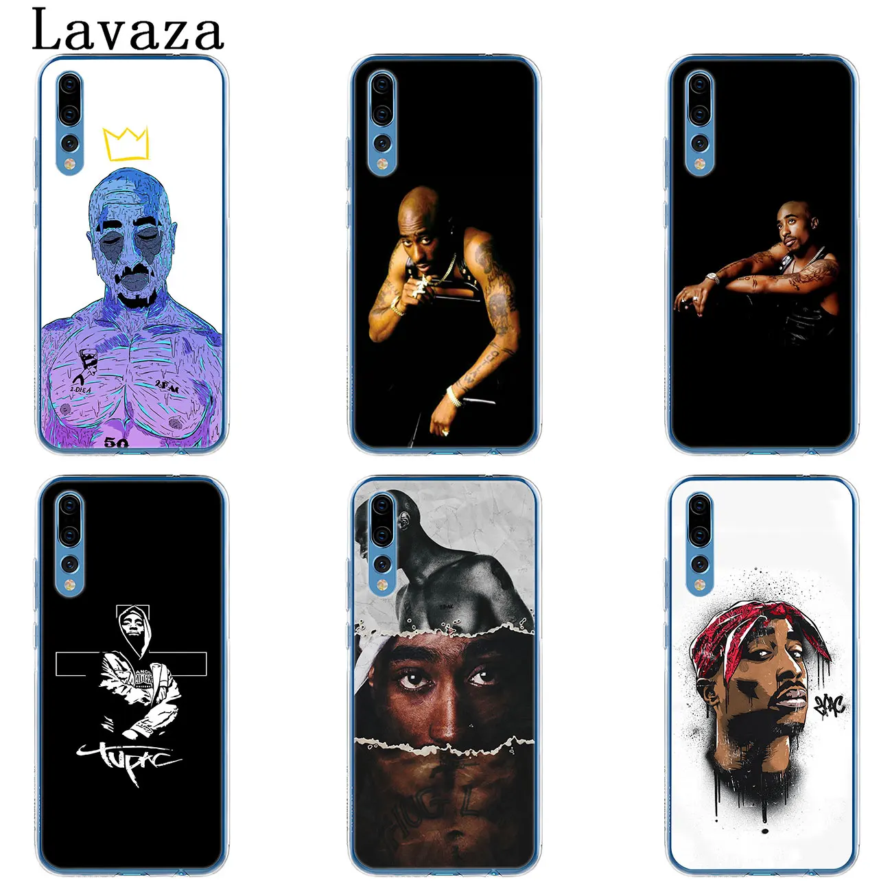 Чехол Lavaza singer 2pac tupac Crown 2 pac Rap для Huawei Y9 Y7 Prime 2019 2018 Honor 20 8A 8X 8 9 9X 10 Lite 7C 7X 7A