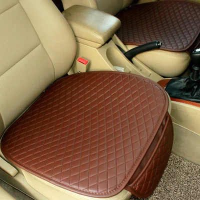 Кожаная Нескользящая износостойкая подушка для сиденья автомобиля комплект из