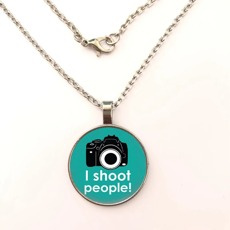 Ожерелье с подвеской для фотографов I Shoot People ожерелье в виде забавного героя