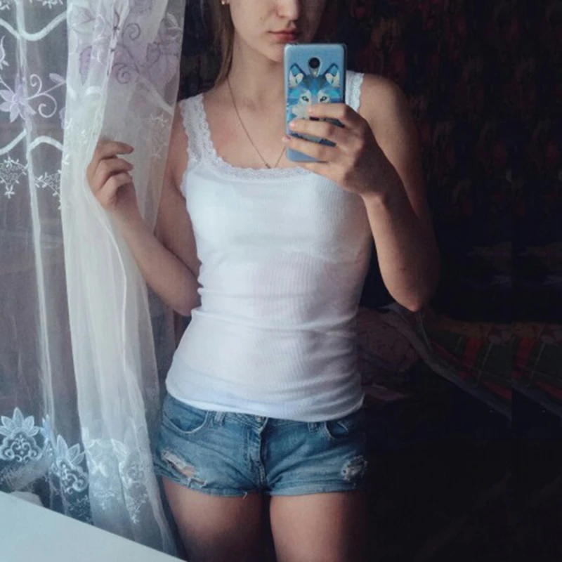 Женский сексуальный топ без рукавов вязаный Топ Удобная тонкая рубашка женские