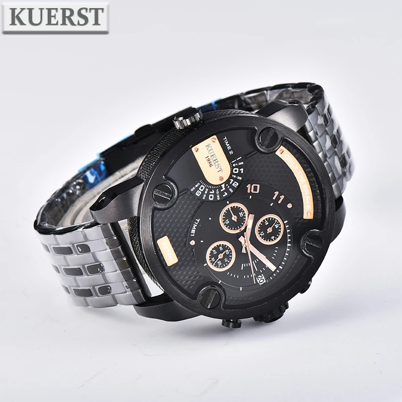 Люксовый брендовый мужской часы с большим циферблатом мужские спортивные