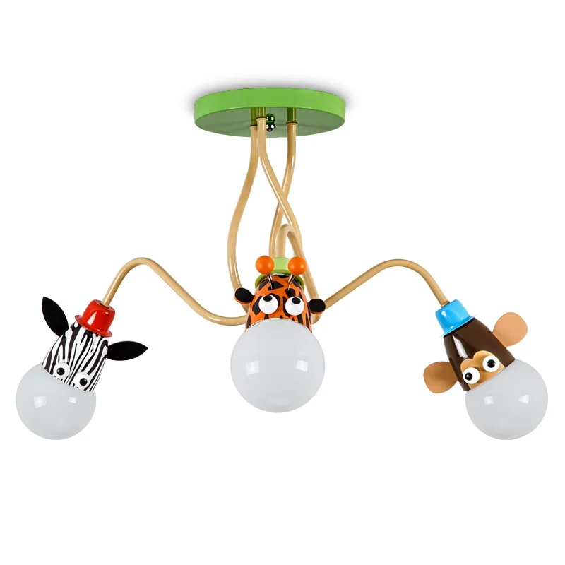 Modern LED Creative Cartoon and fashion Eye Protection Boys Girls Bedroom Children's room study Ceiling Light | Лампы и освещение